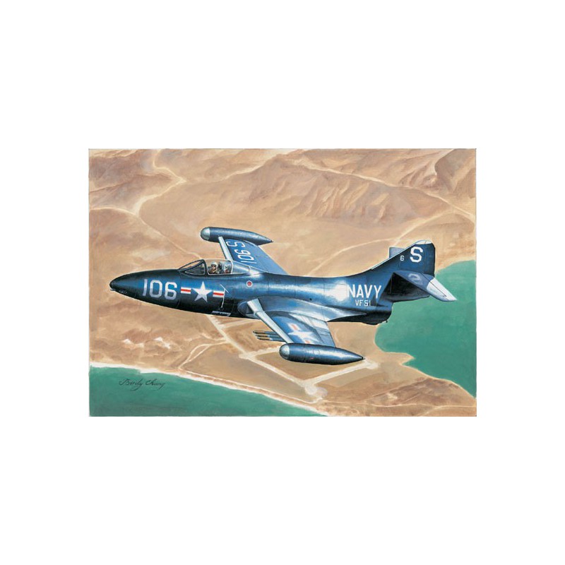 Maquette d'avion en plastique F9F-3 Panther 1/72