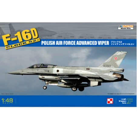 F-16D Block 52 1/48 plastic plane model | Scientific-MHD