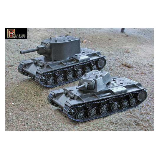 Maquette de Char en plastique KV-1 & KV-2RUSSES 1/72 Maquette de Char en plastique KV-1 & KV-2RUSSES 1/72
