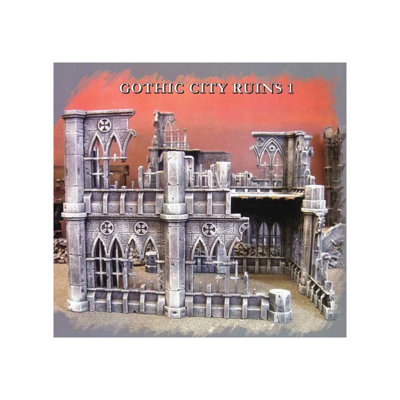 Maquette Wargamming RUINES GOTHIQUES 1/48