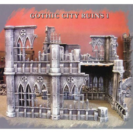 Maquette Wargamming RUINES GOTHIQUES 1/48