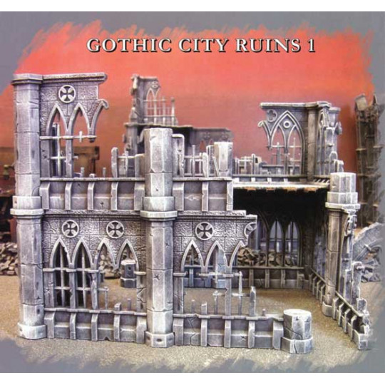 Maquette Wargamming RUINES GOTHIQUES 1/48