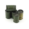 Diorama model mounted and painted oil cans (22pcs) 1/48 | Scientific-MHD