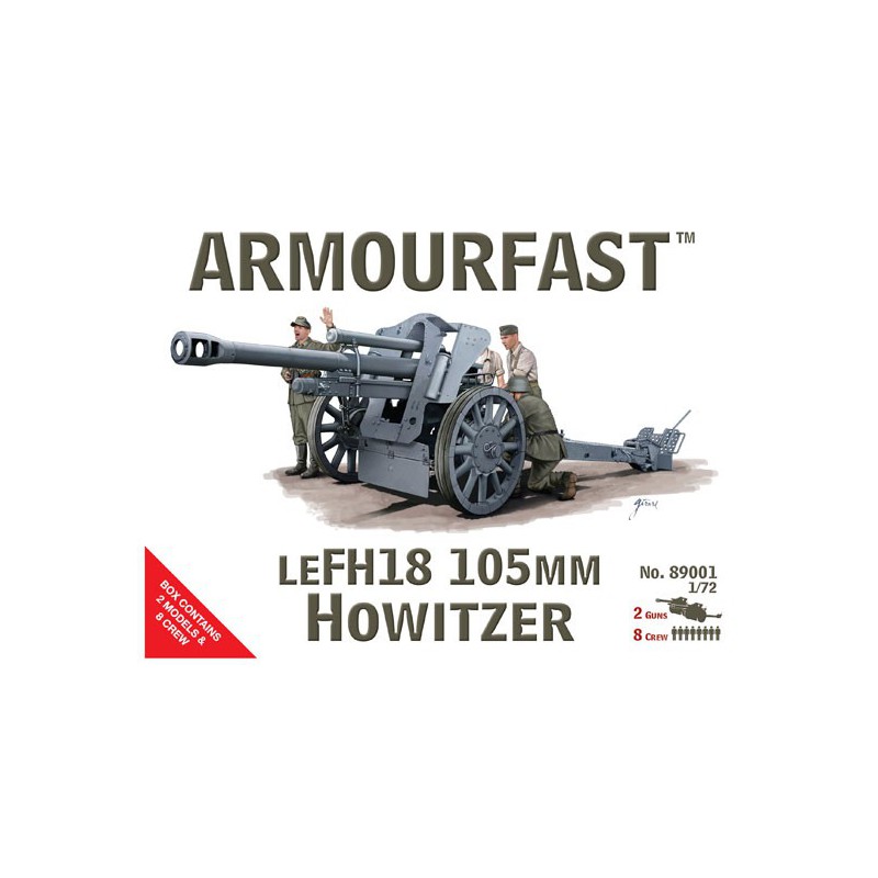 Maquette de Char en plastique LE FH18 105mm Howitzer 1/72