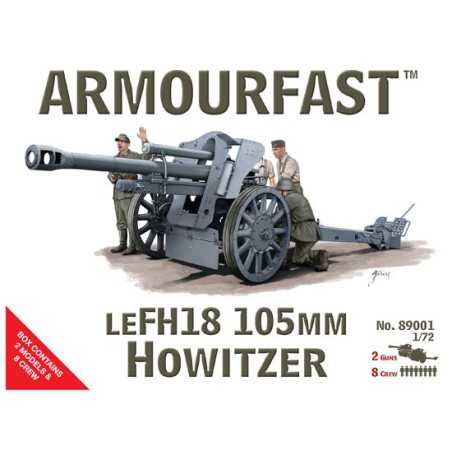 Maquette de Char en plastique LE FH18 105mm Howitzer 1/72