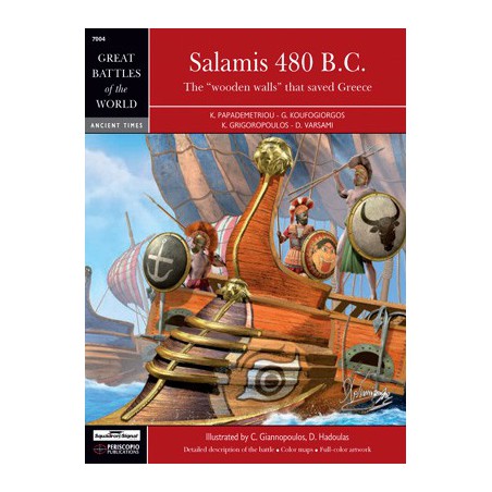 Livre LA BATAILLE NAVALE DE SALAMIS 480 Avant JC