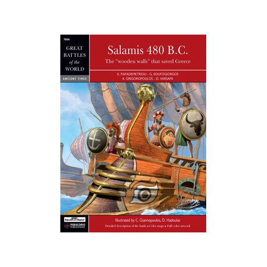 Livre LA BATAILLE NAVALE DE SALAMIS 480 Avant JC