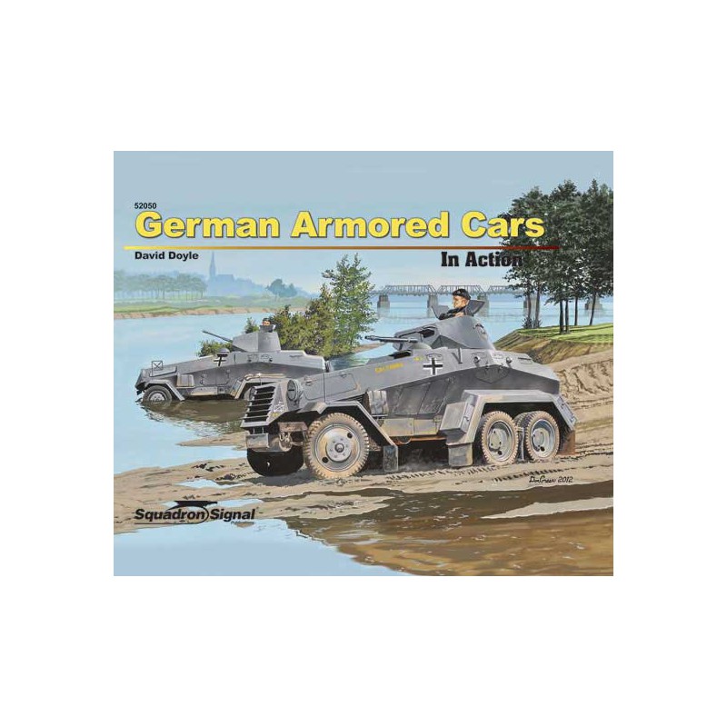 Livre GERMAN ARMORED CARS - IN ACTION - Hardbound Cover