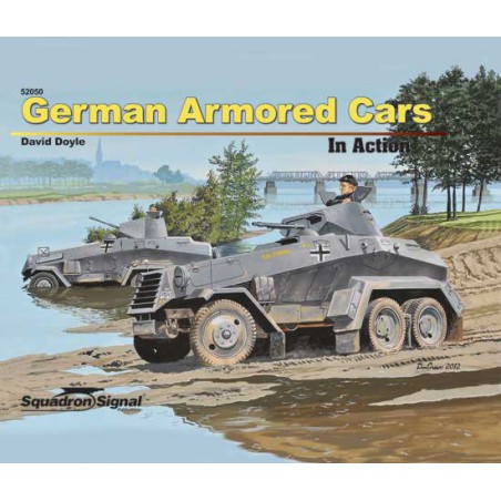 Livre GERMAN ARMORED CARS - IN ACTION - Hardbound Cover