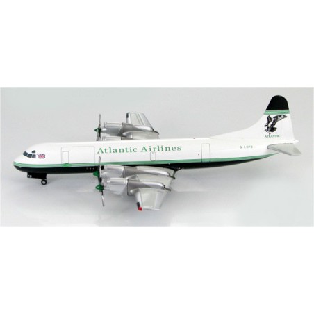 Miniature d'avion Die Cast au 1/200 L-188 Electra Atlantic Airline