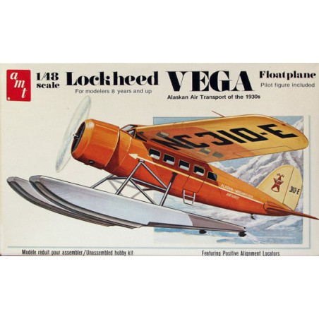 Plastic plane model Lockheed vega 1/48 | Scientific-MHD