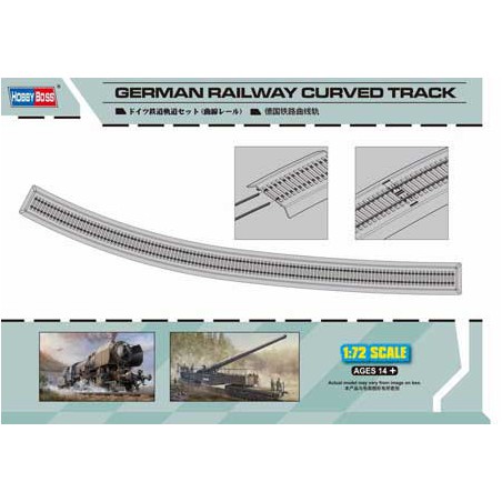Maquette de train en plastique GERMAN RAILWAYS CURVED TRACK