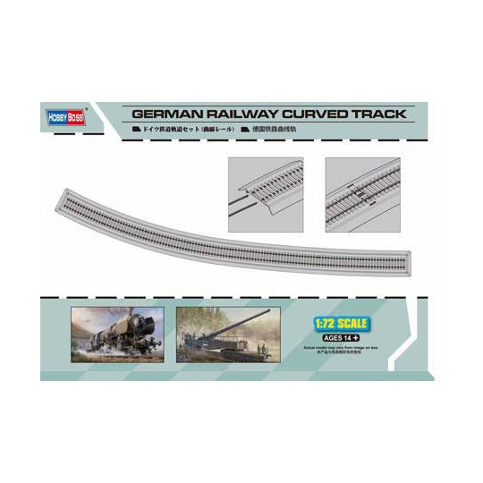 Maquette de train en plastique GERMAN RAILWAYS CURVED TRACK