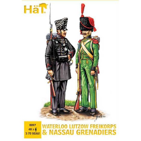 Figurine Lutzow Freik+Nassau gren. 1/72