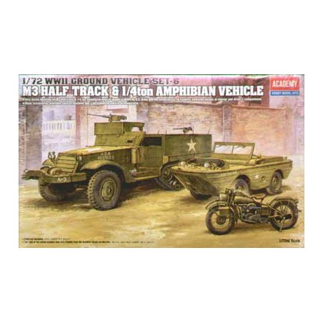 Maquette de Char en plastique M3 US Halftrack 1/72