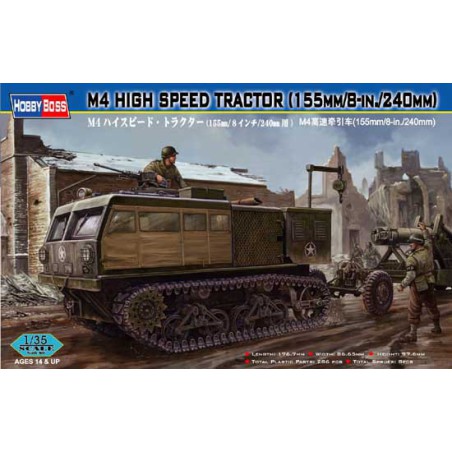 M4 Hochgeschwindigkeitstraktoren M4 Kunststofftankmodell ... 1/35 | Scientific-MHD