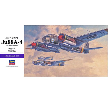 Maquette d'avion en plastique JUNKERS Ju88A-4 1/72