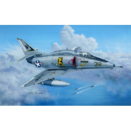 Maquette d'avion en plastique A-4F SKYHAWK 1/48