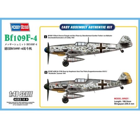 Plastic plane model Me BF109F-4 1/48 | Scientific-MHD