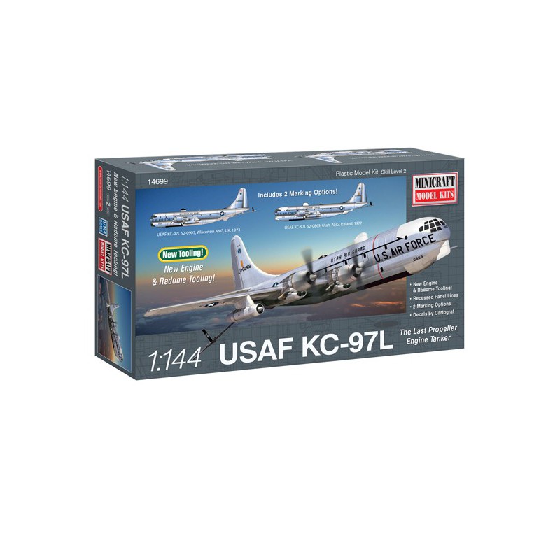 Maquette d'avion en plastique KC-97L USAF 1/144