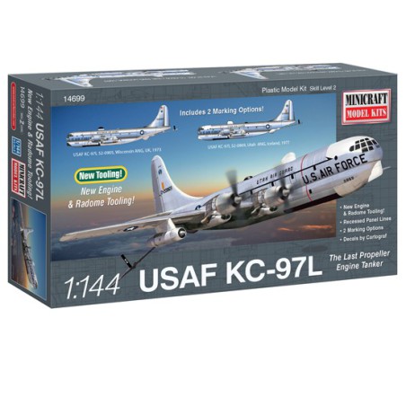 Maquette d'avion en plastique KC-97L USAF 1/144