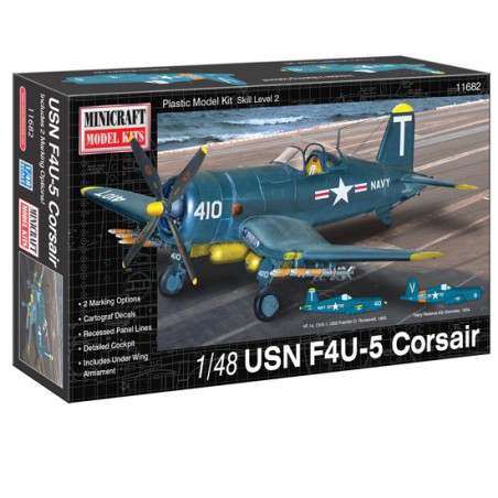 F4U-5 Corsair USN 1/48 Flugzeugebene Modell | Scientific-MHD