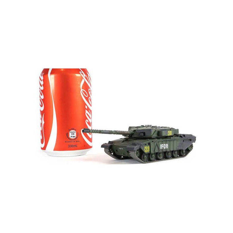Char radiocommandé au 1/72 MBT Challenger F. R/C 1/72
