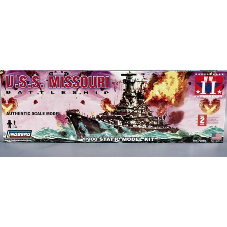 Uss Missouri 1/900 plastic boat model | Scientific-MHD