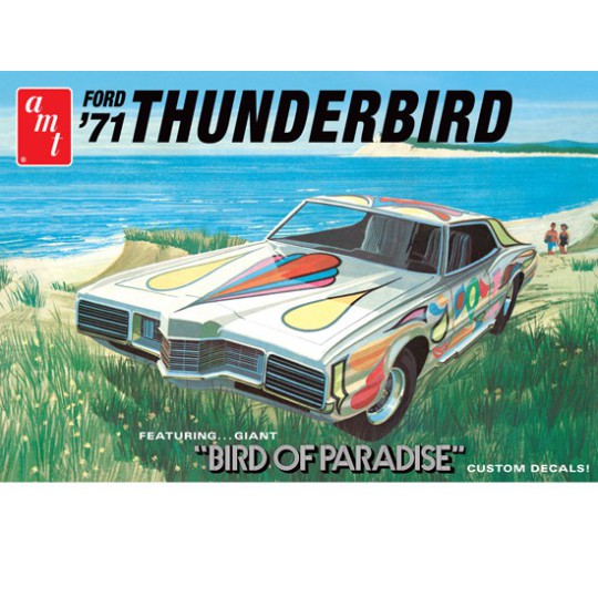 Maquette de voiture en plastique FORD THUNDERBIRD 1/25 Maquette de voiture en plastique FORD THUNDERBIRD 1/25