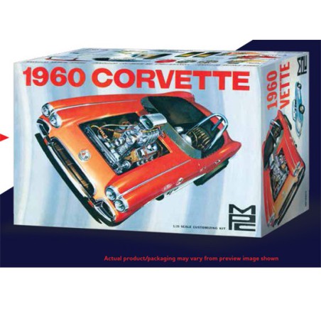 Chevy Corvette 1960 1/25 plastic car cover | Scientific-MHD