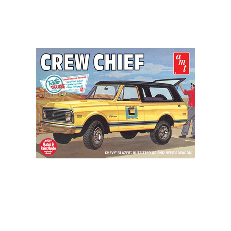 Maquette de voiture en plastique Chevy Blazer Crew Chief 1972 1/25