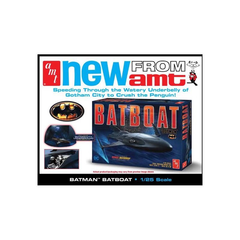 Maquette plastique de série TV Batman Bat Boat 1/25