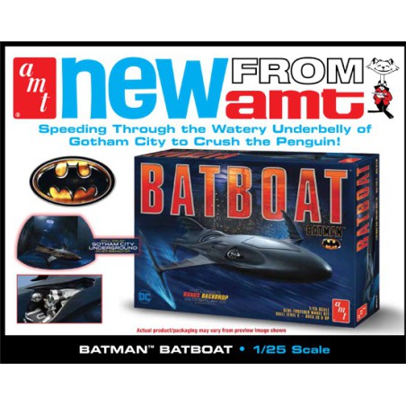 Maquette plastique de série TV Batman Bat Boat 1/25