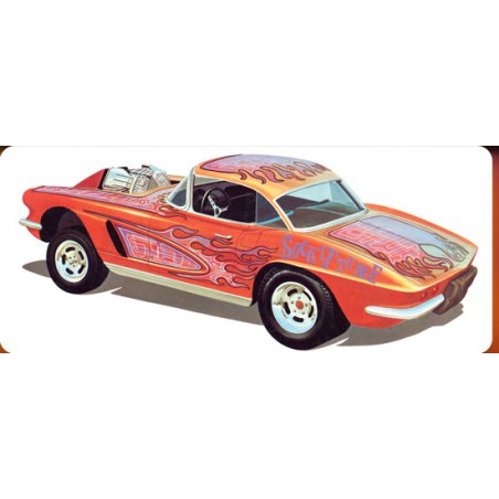 Corvette 1962 1/25 Plastikautoabdeckung | Scientific-MHD