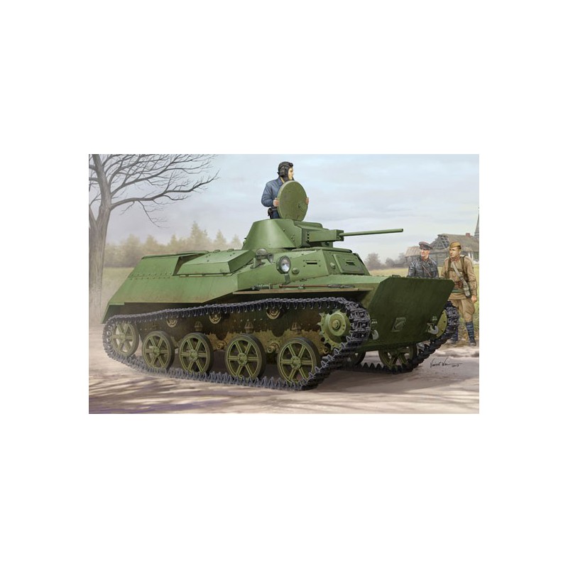 Maquette de Char en plastique Russian T-80S Light Tank 1/35