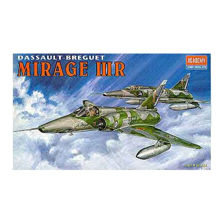 Mirage IIIR 1/48 plastic plane model | Scientific-MHD