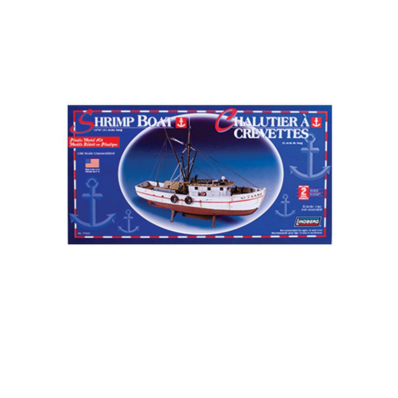 Maquette de Bateau en plastique Shrimp Boat 1/60