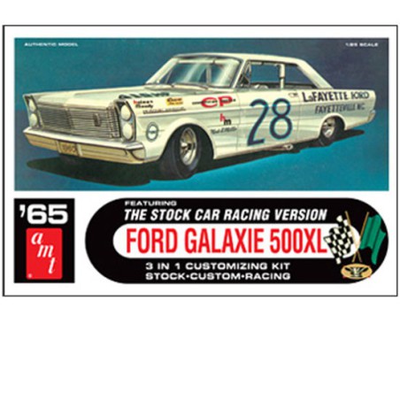 Maquette de voiture en plastique Ford Galaxie Stock Car 1/25