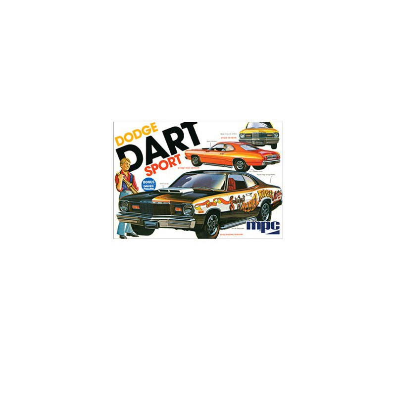 Maquette de voiture en plastique Dodge Dart Sport 1/25