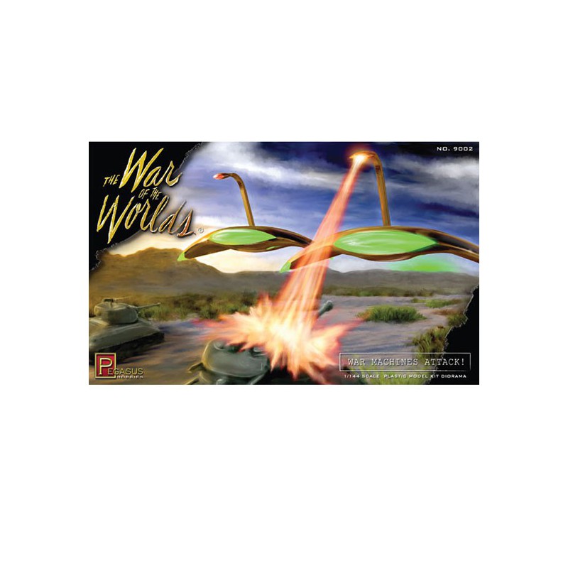 Modèle de science-fiction en plastique Diorama War of World 1/144