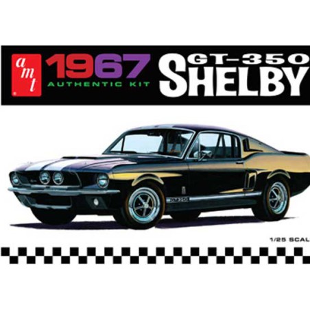 Maquette de voiture en plastique SHELBY GT350 1967 1/25