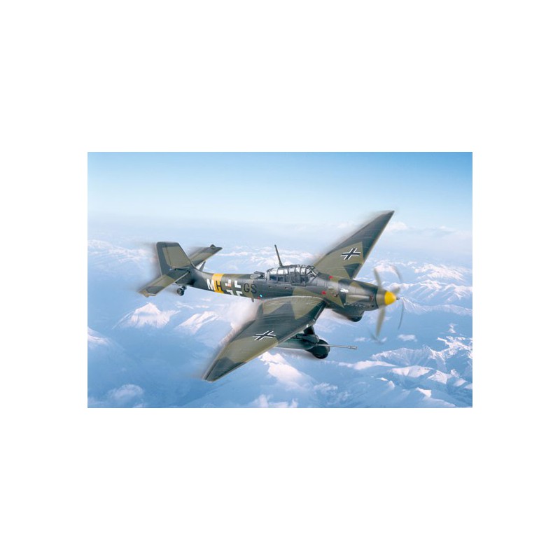 Maquette d'avion en plastique Junkers Ju-87G-1 Stuka 1/72