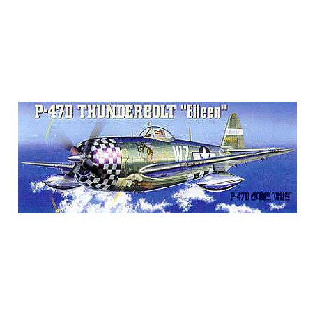 Maquette d'avion en plastique P-47D Thunderbolt 1/72