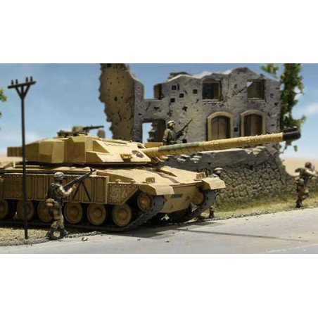 Radio -kontrollierter Wagen bei 1/72 MBT Challenger Desert R/C 1/72 | Scientific-MHD