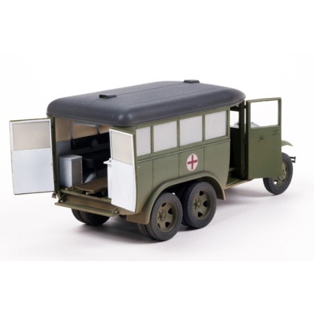 Gasplastik -LKW -Modell 05 194 1/35 Krankenwagen | Scientific-MHD