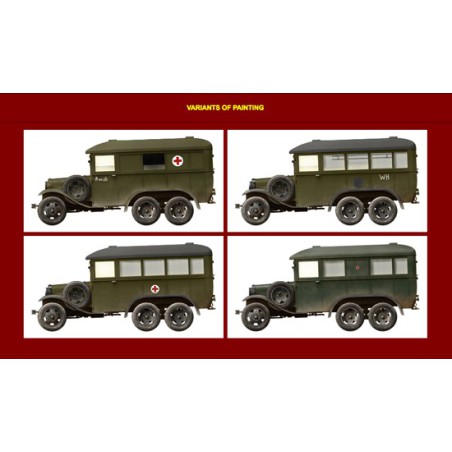 Gas plastic truck model 05 194 1/35 ambulance | Scientific-MHD