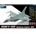 Maquette d'avion en plastique USAF F-16C MCP 1/72