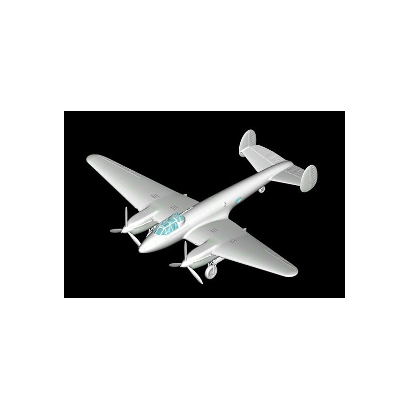 Maquette d'avion en plastique Soviet PE-2 Bomber 1/72