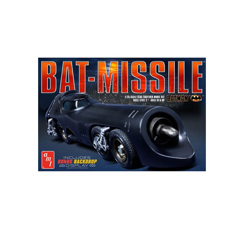 Modèle de science-fiction en plastique Batman 1989 Batmissile 1/25