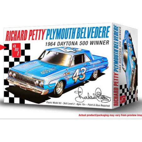 Maquette de voiture en plastique Plymouth Belvedere 1964 1/25